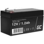 Greencell� rechargeable batterie agm 12v 1, 2ah accumulateur au gel plomb cycles sans entretien vrla ...