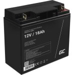 Greencell� rechargeable batterie agm 12v 18ah accumulateur au gel plomb cycles sans entretien vrla battery ...