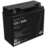 Greencell� rechargeable batterie agm 12v 20ah accumulateur au gel plomb cycles sans entretien vrla battery ...