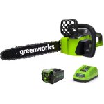 Greenworks - tron�onneuse � moteur sans balais, 40v, 12 m / s, avec cha�ne originale de 16 pouces et ...