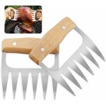 Griffes d'ours pour barbecue, meat claws, griffes d'ours bbq, griffe de viande en acier inoxydable, bbq ...