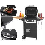 Gril �lectrique 2300w, barbecue sur pied, 47x37 cm