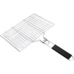 Gril, pliable, panier de gril en acier inoxydable, accessoires de gril, filet de gril, adapt� au camping ...