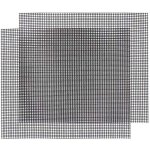 Grill barbecue, r�utilisable, tapis de cuisson d�coupable, grille antiadh�sive, 2 pi�ces (4236cm) - zvd ...