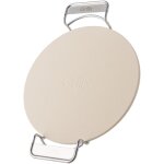 Grillx pierre � pizza avec support - 30, 5 cm de diam�tre - four et barbecue - pierre � pizza - kamado ...