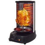 Grill rotatif vertical kitchencook kbab 2000w