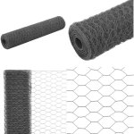 Grillage acier avec rev�tement en pvc 25x0, 75 m gris - cl�ture - grillage - cl�ture rigide - protection ...