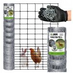 Grillage forestier 130 / 18 / 15 l 50 m �pais gratuit pour poules, li�vres et moutons