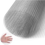 Grillage galvanis� 25m x 1m, maille 12x12mm pour enclos animaux et cl�ture