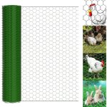 Grillage a poule, cloture poulailler jardin, filet poulailler, maille de protection animaux, cl�ture ...