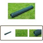 Grillage à poule avec revêtement en pvc 25x0, 75 m vert - trellis métal - grillage poulet - clôture jardin ... Grillage à poule avec revêtement en pvc 25x0, 75 m vert - trellis métal - grillage poulet - clôture jardin ...