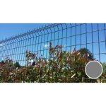 Cloture&jardin - grillage rigide gris anthracite - jardimalin - fil 4mm - 0, 83 m�tre