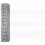 Grillage rouleau?clture en fil soud 0. 6 x 25 m acier galvanis cfw2482716