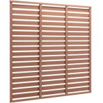Grillage rouleau?panneau de cl�ture wpc 180x180 cm marron