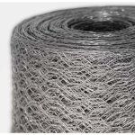 Grillage triple torsion acier galvanis� maille hexagonale 25 mm 75 cm x 25 m - karat