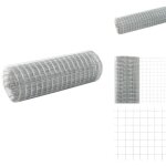 Grillage pour volire acier galvanis 10x0, 5 m argent - clture mtal - grillage agricole - clture ...