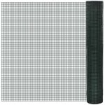 Grillage pour voli�re acier galvanis� 1x25 m vert, vert, 140440