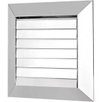 Grille aeration 150 mm, grille ventilation chemin�e acier inoxydable, grille aeration reglable avec lamelles ...