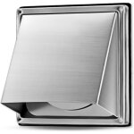 Grille d'a�ration en acier inoxydable - r�sistante aux intemp�ries avec volets de fermeture automatique ...