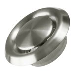Grille d'aération, adjustable grille de ventilation en acier inoxydable bouche d'extraction ronde murale ... Grille d'aération, adjustable grille de ventilation en acier inoxydable bouche d'extraction ronde murale ...