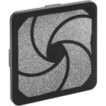 Rackmatic - grille d'aération en plastique avec languettes et filtre en mousse pour ventilateurs de 120 ... Rackmatic - grille d'aération en plastique avec languettes et filtre en mousse pour ventilateurs de 120 ...