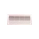 Autogyre - grille d'aération pvc à clipser 304x135mm avec moustiquaire blanc - 200966 Autogyre - grille d'aération pvc à clipser 304x135mm avec moustiquaire blanc - 200966