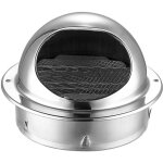 Grille a�ration vmc, 160 extracteur externe en acier inoxydable �vent externe r�utilisable sortie de ...