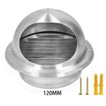 Grille aration vmc, 160 extracteur externe en acier inoxydable vent externe rutilisable sortie de ...