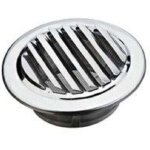 Grille a�ration vmc ronde en acier inoxydable 80mm ? circulation d'air efficace ? installation ext�rieure ...