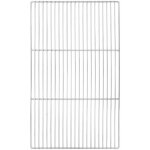 Grille de barbecue argent 67 x 40 cm acier inoxydable vidaxl