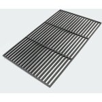 Le poisson qui jardine - grille de barbecue de remplacement, 54 x 34 cm, rectangulaire, en fonte - grise ...