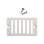 Grille de bonde de fond de piscine rectangulaire + vis - blanc - sp1019ba hayward