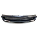 Grille de calandre de capot avant pour ek jdm , xu, type r style fit pour honda civic 1999 - 2000 - - ...