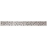 Alcadrain - grilles - grille pour caniveau de douche linéaire 85 cm, inox mat buble - 850m Alcadrain - grilles - grille pour caniveau de douche linéaire 85 cm, inox mat buble - 850m
