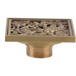 Grille de couverture de crpine de vidange de dchets de salle de bains de drain de sol de douche en ...