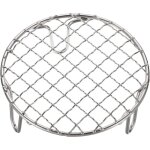 Grille de cuisson en acier inoxydable de 5 pouces avec pieds de 50 mm, id�ale pour la cuisson au four, ...