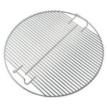 Grille de cuisson ronde plaque grill grillade barbecue charbon weber