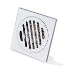 Fei yu - grille douche anti cheveux siphon de sol en acier inoxydable pais drain de carr 100 100mm