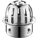 Grille de drainage de sol en acier inoxydable pour balcon - 75 mm - protection de gouttières - protection ... Grille de drainage de sol en acier inoxydable pour balcon - 75 mm - protection de gouttières - protection ...