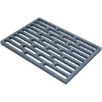 Fonderia bongiovanni - grille en fonte 20 x 30 x 1 cm cod. m pour chemine, pole, barbecue, fond pour ...