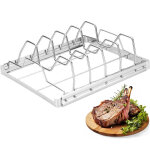 Grille � c�tes lev�es en acier inoxydable � 4 fentes, pliable, facile � utiliser et � nettoyer, accessoire ...