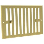 Grille obturable alu. pr�laqu� dor� - go do 190 x 140 anjos - 7156