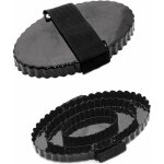 Grille ovale en fer avec main courante rsistante  l'usure