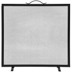 Grille pare - �tincelles carr�e, noire, 60 x 0, 5 x 60 cm