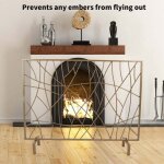 Grille de protection de chemine ? grand pare - feu pour chemine ou pole ? pare - tincelles ? barrire ...