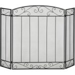 Grille de protection pour chemine - pare - feu large pour chemine ou pole - pare - tincelles - barrire ...