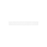 Delonghi - grille de recouvrement pour radiateur platella / linear type 22, longueur 1400 mm