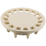 Nicoll - grille pour siphon de cour sc756s 200x200, coloris sable