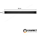 Grille de ventilation 6x80 loft kawmet - couleur noir