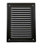 Grille de ventilation de chemin�e 14x21 noire